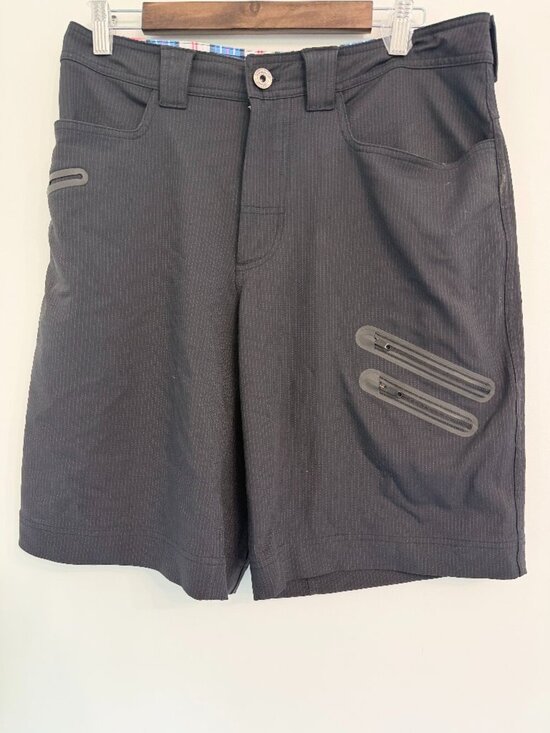 lululemon athletica Other - Lululemon Men's Kahuna Cargo Shorts Black Pinstripe Size 34
